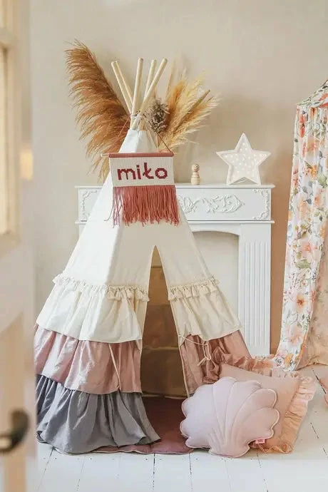 Odin Parker Teepee With Frills And Mat Set 6 Odin Parker Teepee With Frills And Mat Set