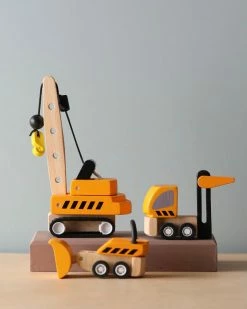 Plan Toys Wooden Construction Vehicles