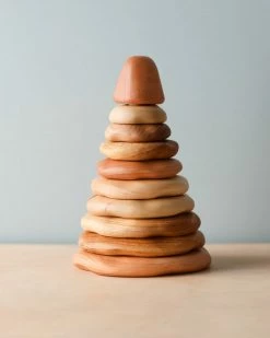 Tateplota Handmade Wooden Pyramid Stacker *New*