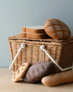 Odin Parker Picnic Bread Basket *New* 9 Odin Parker Picnic Bread Basket *New*