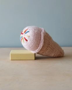 Pebble *New* Handmade Ice Cream Rattle