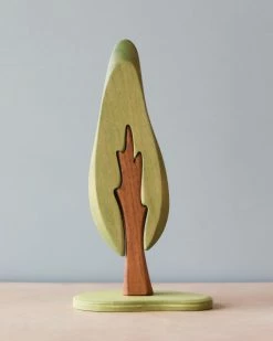 *New* Brin D'Ours | Handmade Green Poplar Tree With Base