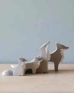 Brin D'Ours | Handmade Wooden Wolf