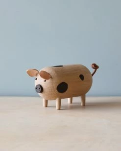 OyOy *New* Handmade Wooden Pig