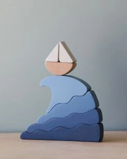 L And Wood *New* Handmade Wooden Ocean Puzzle And Stacker