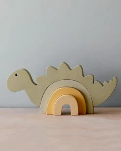 L And Wood Dinosaur Stacking Toy