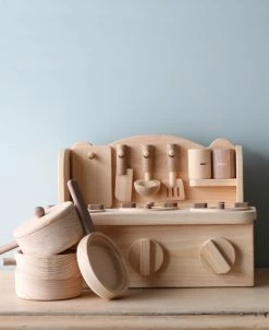 Ikonih *New* Mini 11-Piece Wooden Kitchen Set