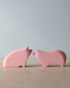 *New* Brin D'Ours | Handmade Wooden Pigs