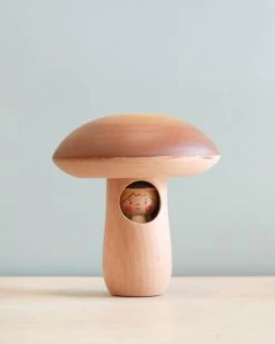 *New* Gnezdo Mushroom Home With Acorn Peg Doll