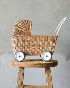 Olli Ella | Rattan Doll Strolley