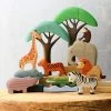 Mikheev Manufactory Handmade Wooden Safari Animals 1 Mikheev Manufactory Handmade Wooden Safari Animals