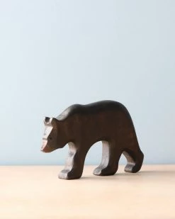 Forest Melody *New* Handmade Wooden Black Bear Family