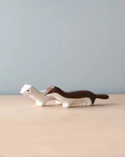 Forest Melody Handmade Wooden Weasel Set *New*