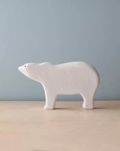 Forest Melody Handmade Wooden Polar Bear *New*