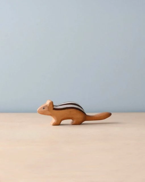 Forest Melody Handmade Wooden Chipmunk *New*