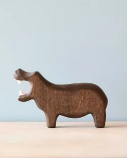 Forest Melody *New* Handmade Wooden Hippo