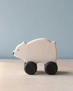 Sabo Concept Wooden Bear Push Toy