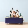 Wooderful Life *New* Wooden Castle Music Box