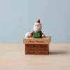 Wooderful Life Mini Santa Music Box *New*