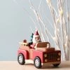 Wooderful Life *New* Santa-mobile Music Box