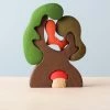 Odin Parker Handmade Wooden Tree With Squirrel