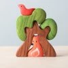 Odin Parker Handmade Wooden Tree With Fox
