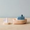Kiko & GG Wind-up Wooden Bath Boat *New*