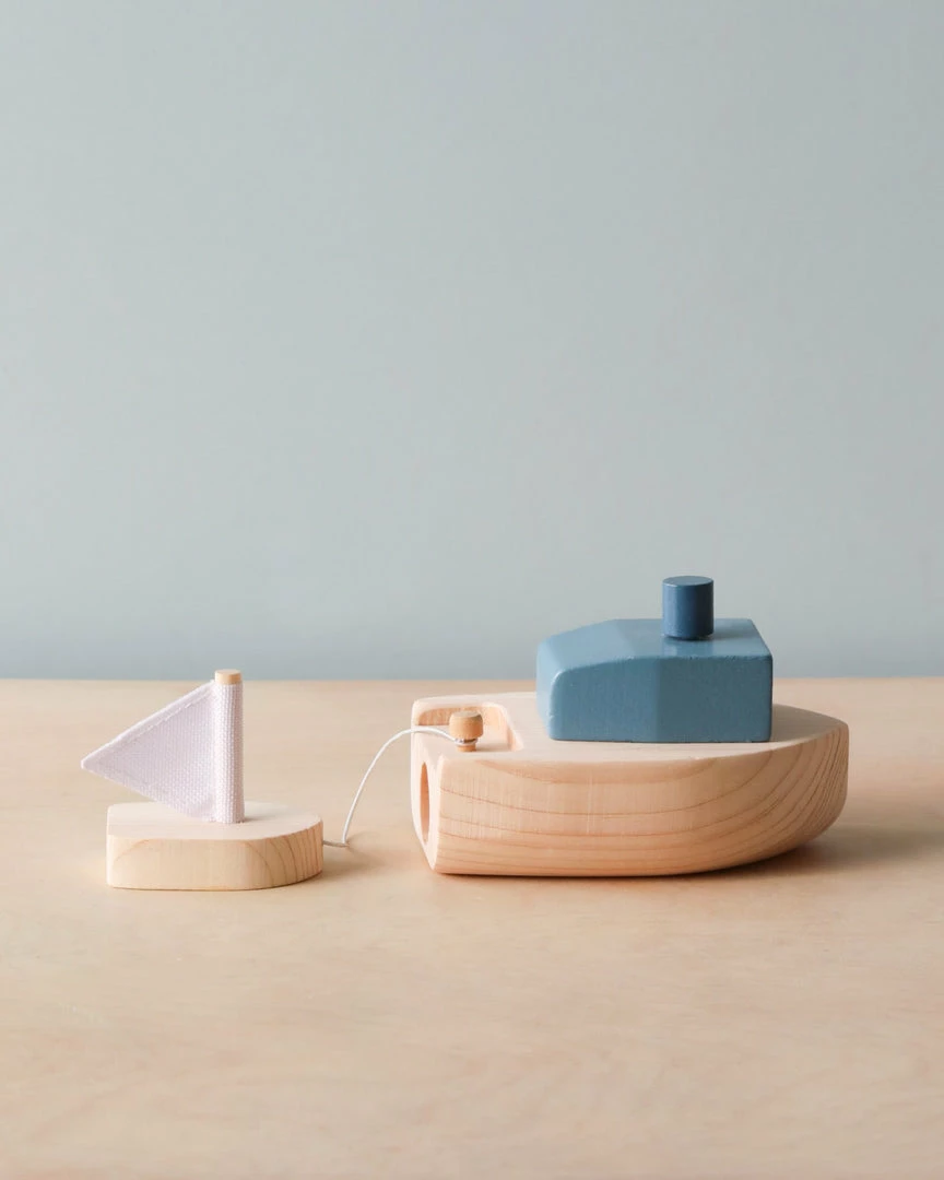 Kiko & GG Wind-up Wooden Bath Boat *New* 3 Kiko & GG Wind-up Wooden Bath Boat *New*