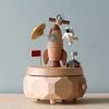 Wooderful Life Pre-order: Wooden Spaceship Music Box (ships End Of July)