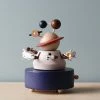 Wooderful Life Wooden Outer Space Music Box *New*