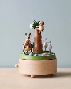 Wooderful Life Wooden Australian Safari Park Music Box *New*