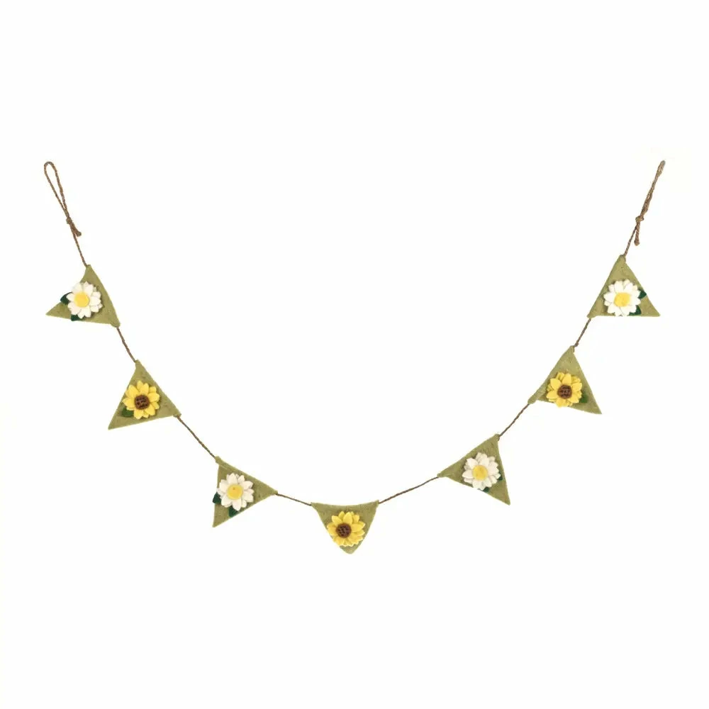 Odin Parker *New* Sunflower & Daisy Bunting Banner 5 Odin Parker *New* Sunflower & Daisy Bunting Banner