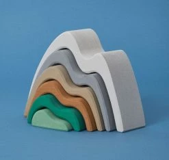 *New* Raduga Grez Handmade Wooden Mountain Stacker