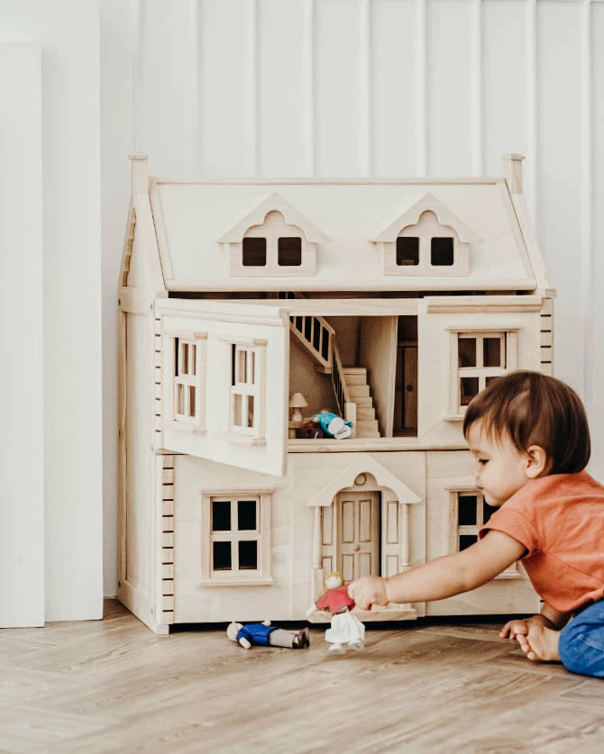 Plan Toys *New* Plantoys Victorian Dollhouse 3 Plan Toys *New* Plantoys Victorian Dollhouse