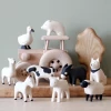 T-Lab Handmade Tiny Wooden Farm Animals
