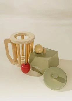 Coco Village *New* Pretend Play Wooden Blender (ships In Approximately One Week)