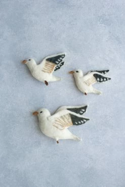 Odin Parker Flying Seagulls Wall Decor *New* 5 Odin Parker Flying Seagulls Wall Decor *New*
