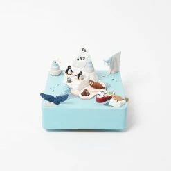 Wooderful Life Wooden Antartica Music Box