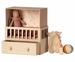 Maileg Baby Room With Micro Bunny