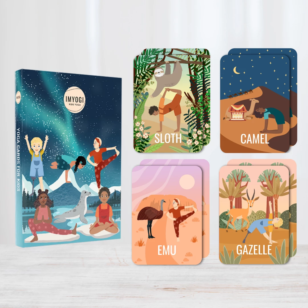 Odin Parker Kids Yoga Cards *New* 7 Odin Parker Kids Yoga Cards *New*