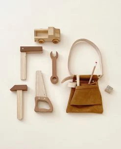 Odin Parker Wooden Tools & Suede Tool Belt *New*