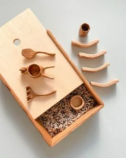 Tateplota Handmade Pretend Garden Sensory Kit