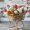 Poppie Toys *New* Rattan Grocery Shopping Cart