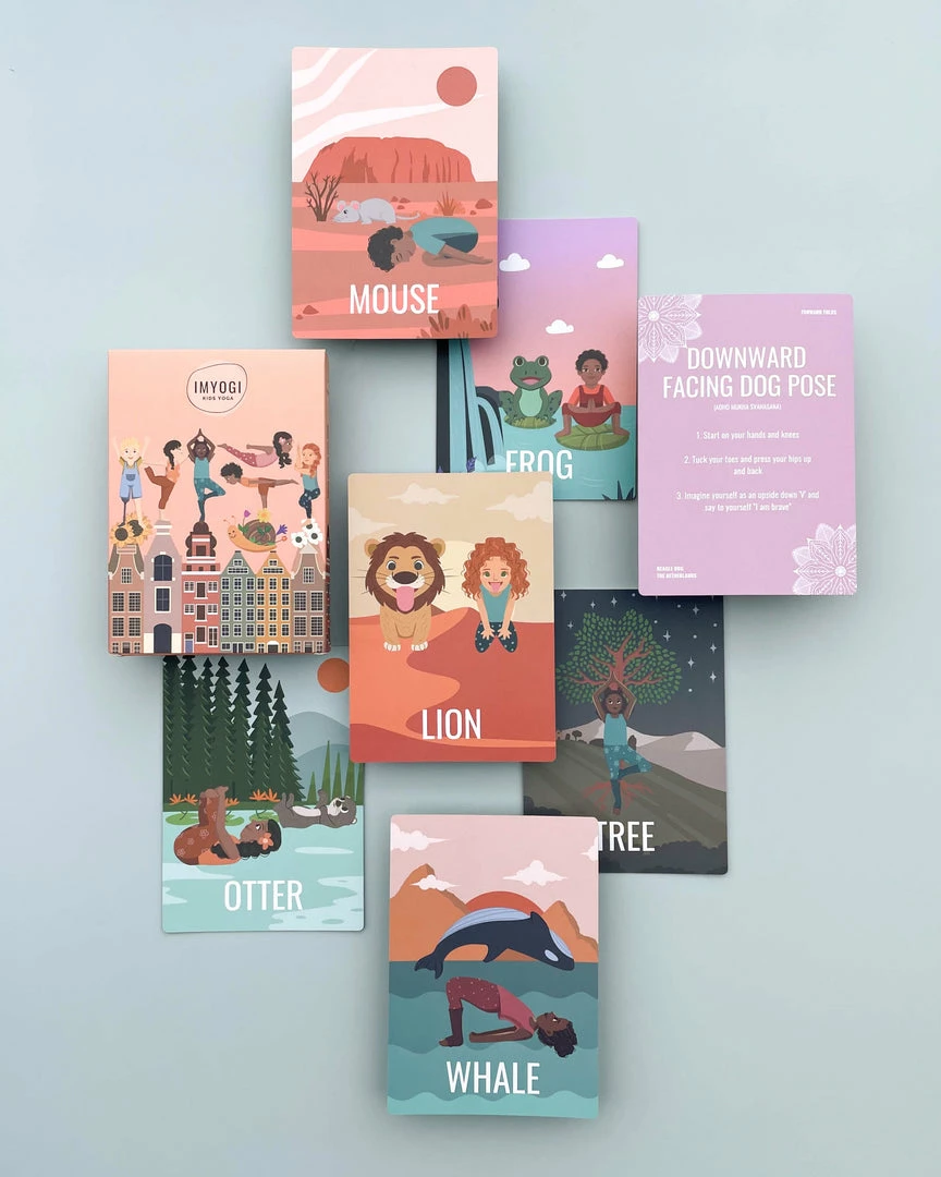 Odin Parker Kids Yoga Cards *New* 3 Odin Parker Kids Yoga Cards *New*