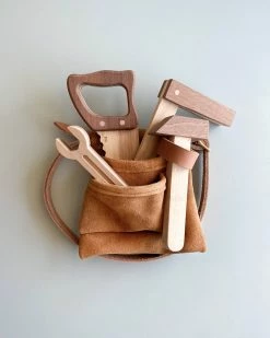 Odin Parker Wooden Tools & Suede Tool Belt *New*