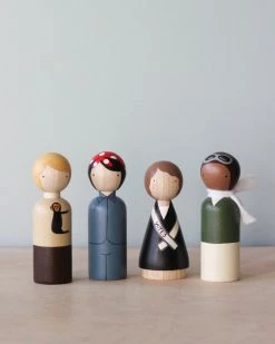 Goose Grease The Trailblazers Peg Dolls Set *New*