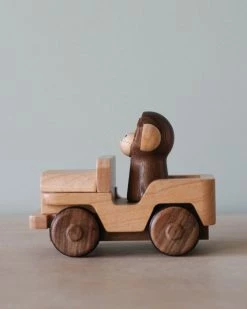 Odin Parker *New* Wooden Animal Pull-Back Car