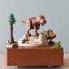 Wooderful Life Wooden Dinosaur Music Box *New*