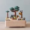 Wooderful Life *New* Pre-order: Wooden Safari Music Box (ships End Of July)