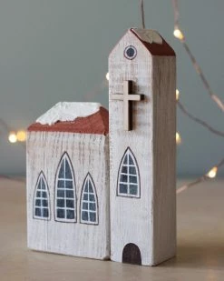 Vendor-unknown *New* Handmade Wooden Christmas Village